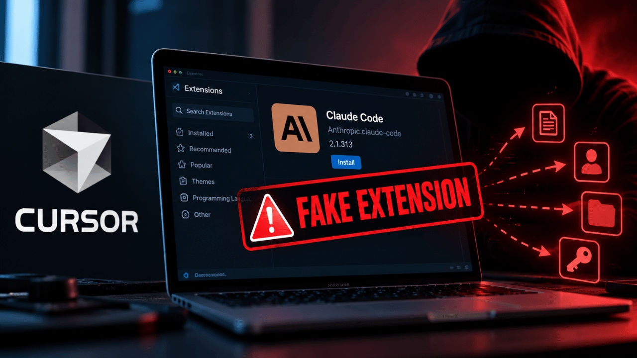Over 5,000 Cursor users at risk! Fake Claude Code extension can steal your data and let hackers control your PC Over 5,000 Cursor users at risk! Fake Claude Code extension can steal your data and let hackers control your PC