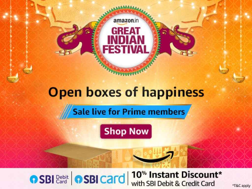 Amazon Great Indian Festival Sale live for prime members