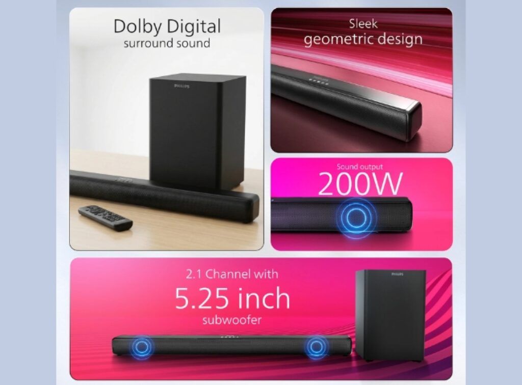 PHILIPS Dolby Soundbar features