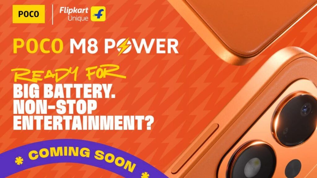 POCO M8 Power 5G India Launch Confirmed via Flipkart