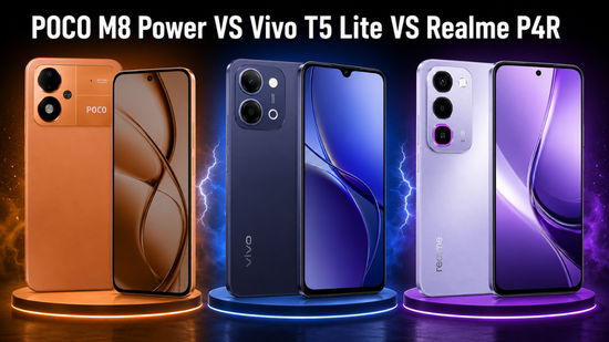 POCO M8 Power VS Vivo T5 Lite VS Realme P4R: डिजाइन, कैमरा, बैटरी, प्राइस और स्पेक्स की तुलना