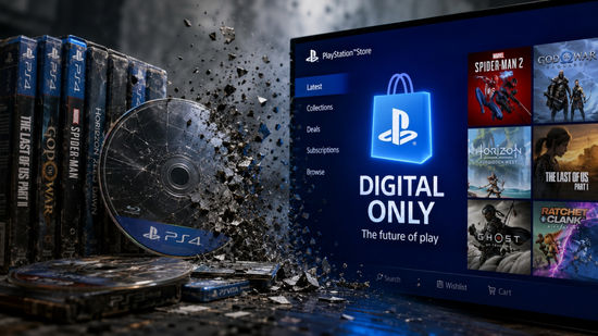 Game discs are ending in 2028 and Sony already proved why that should scare you