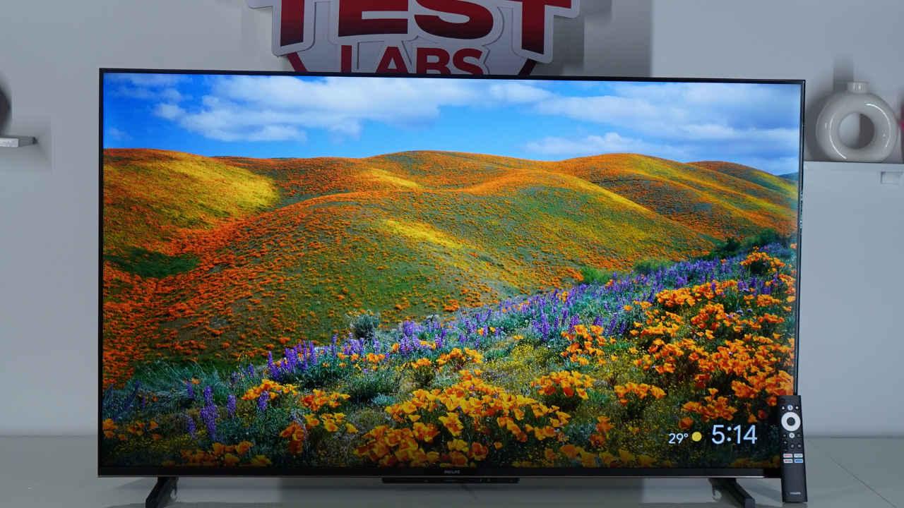 Philips 8100-series 50-inch 4K QLED TV review: Lots of features and modest performance