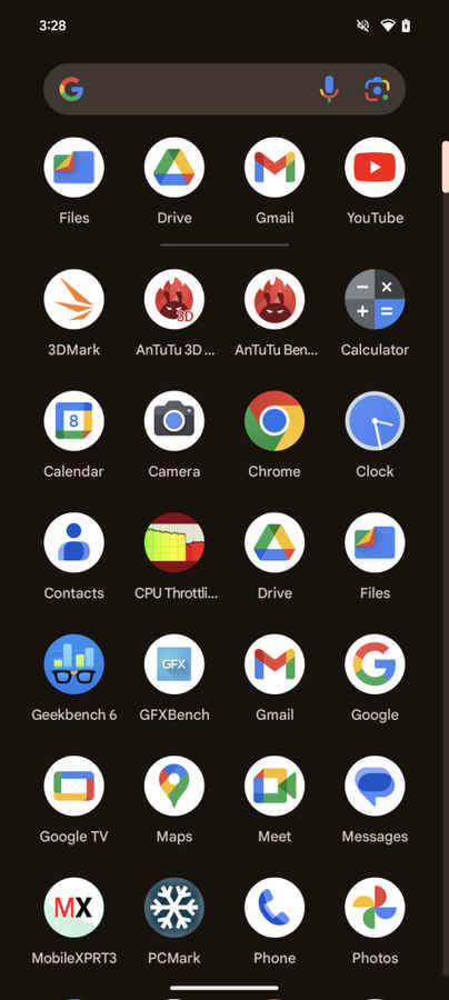 Pixel 8 Pro UI