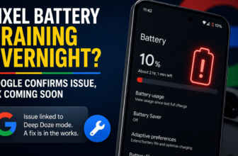 Pixel battery draining overnight