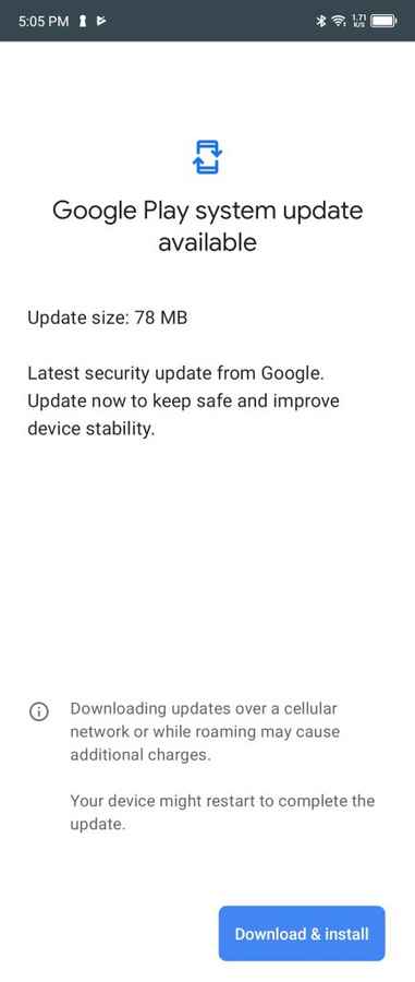 How to update Google Play on Android?