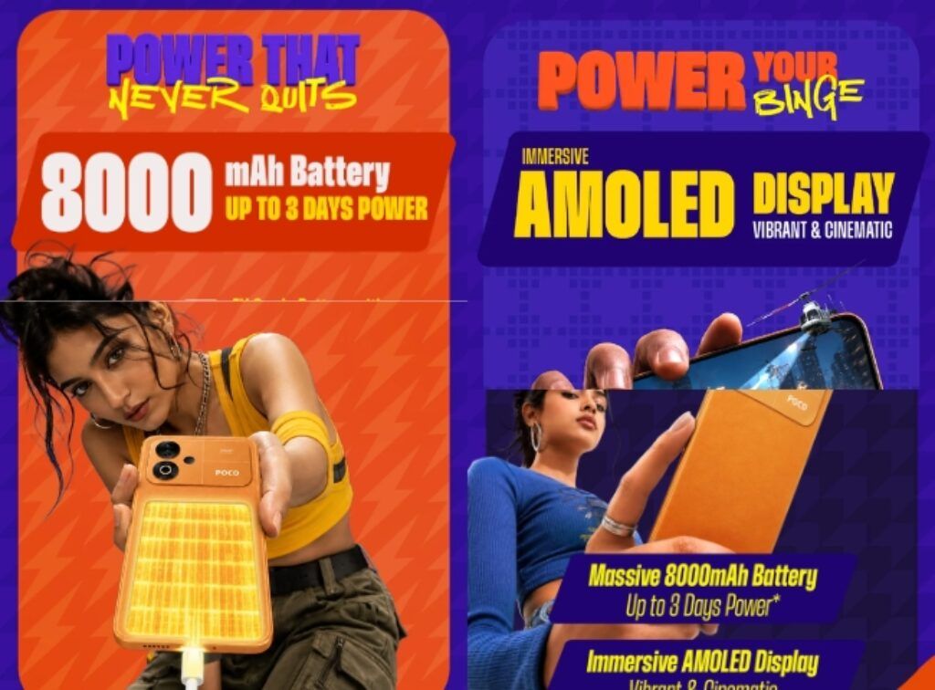 Poco M8 Power features