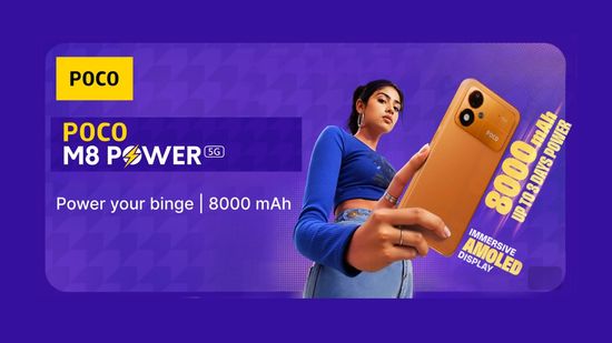 ಇಂದು ಮಾರುಕಟ್ಟೆಗೆ ಎಂಟ್ರಿ ಕೊಡಲಿದೆ Poco M8 Power ಸ್ಮಾರ್ಟ್ಫೋನ್! 8,000mAh ಬ್ಯಾಟರಿ ಖಚಿತ