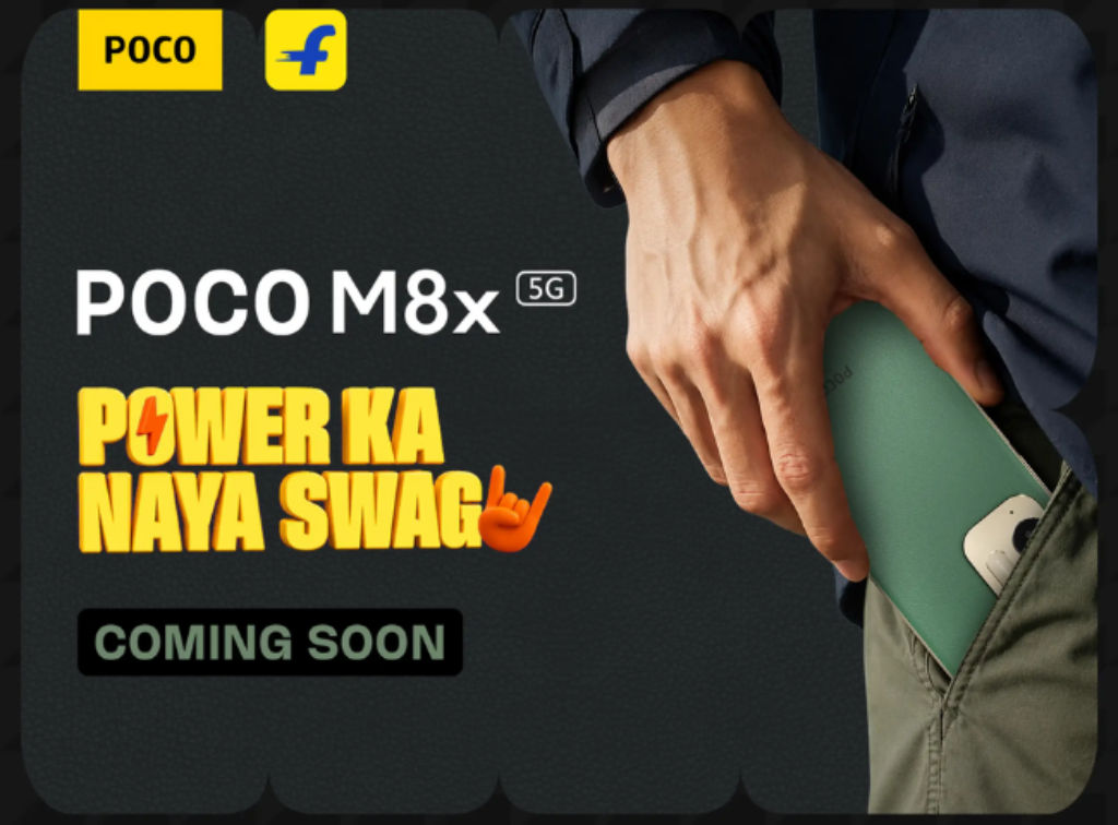 Poco M8x 5G India Launch Teased, Microsite Reveals Design and Availability Details