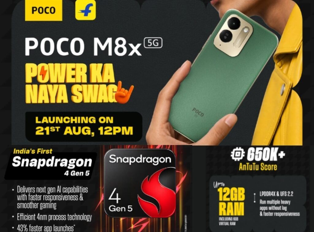 Poco M8x 5G Launch date and features