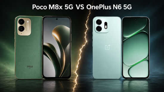 Poco M8x 5G vs OnePlus N6 5G: डिस्प्ले, प्रोसेसर, कैमरा, बैटरी और कीमत की तुलना
