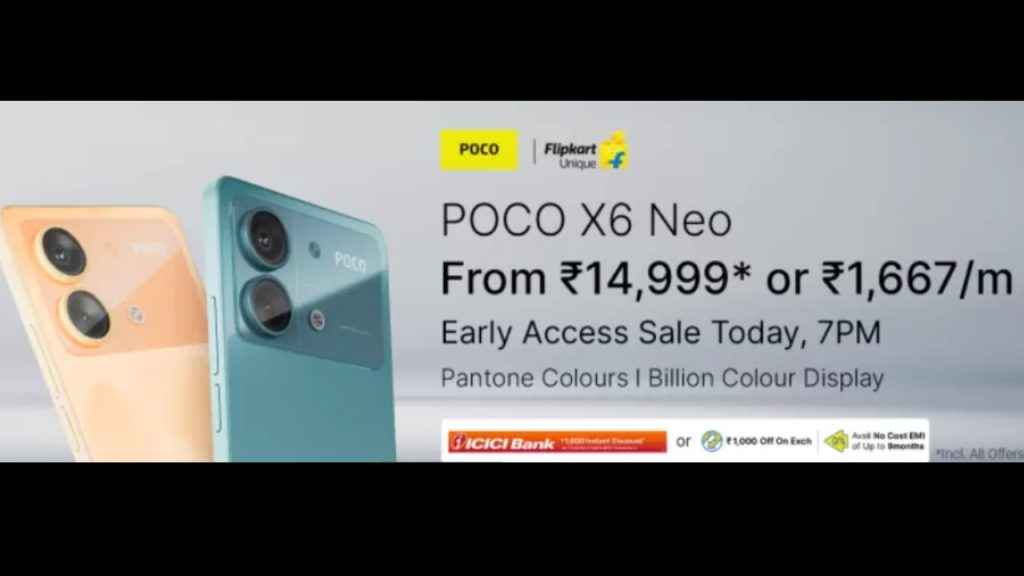 Poco X6 Neo Price and Sale Details