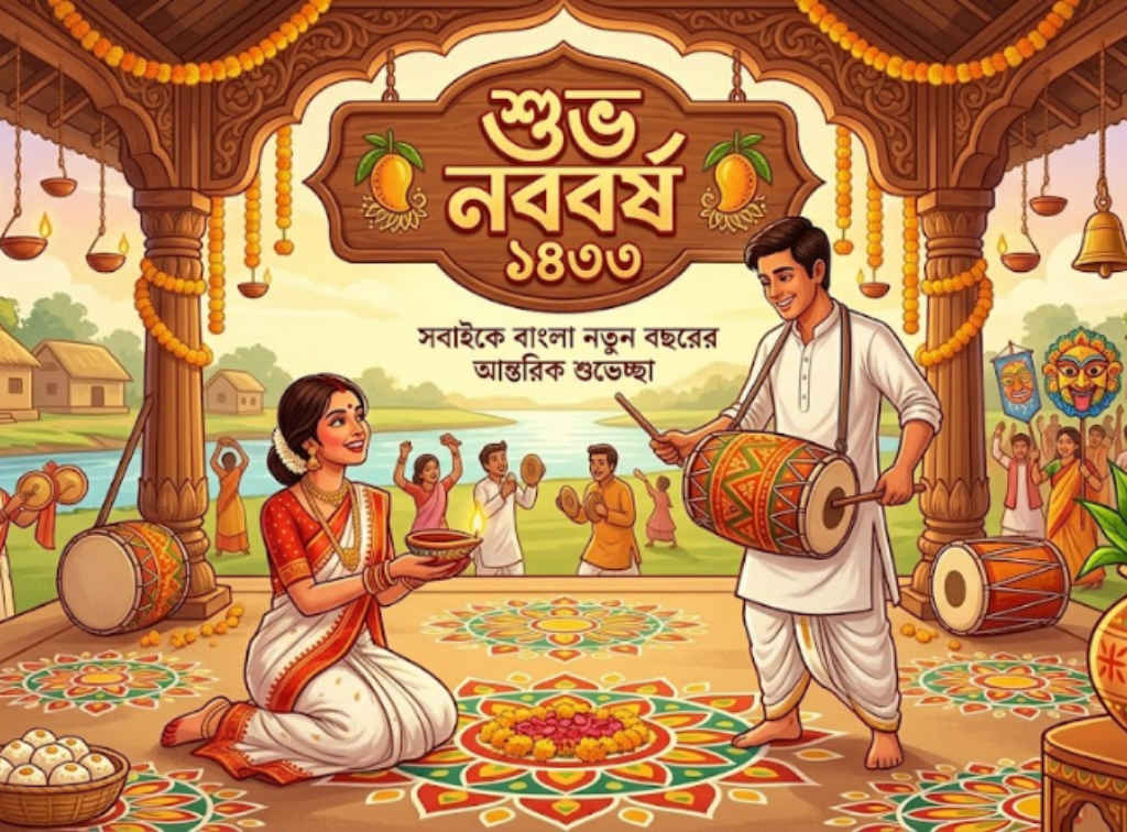 Poila Boishakh 2026 Shubho Noboborsho 1433 wishes Bengali