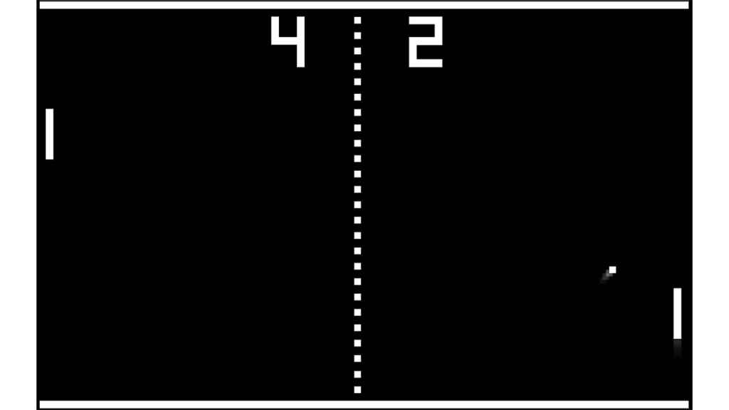 Pong video game