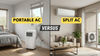 Portable AC vs 1 ton split AC: What to know before you buy