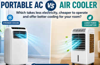 Portable AC vs air cooler: Which takes less electricity, cheaper to operate and offer better cooling for your room