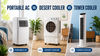 Portable AC vs desert cooler vs tower cooler: Which one is more practical for your room