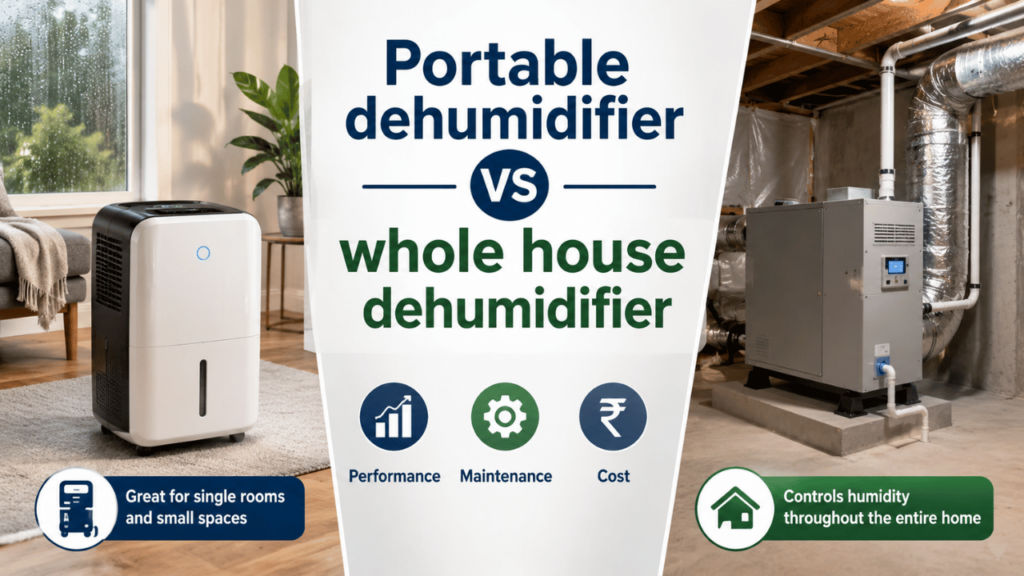 Portable dehumidifier vs whole house dehumidifier-1