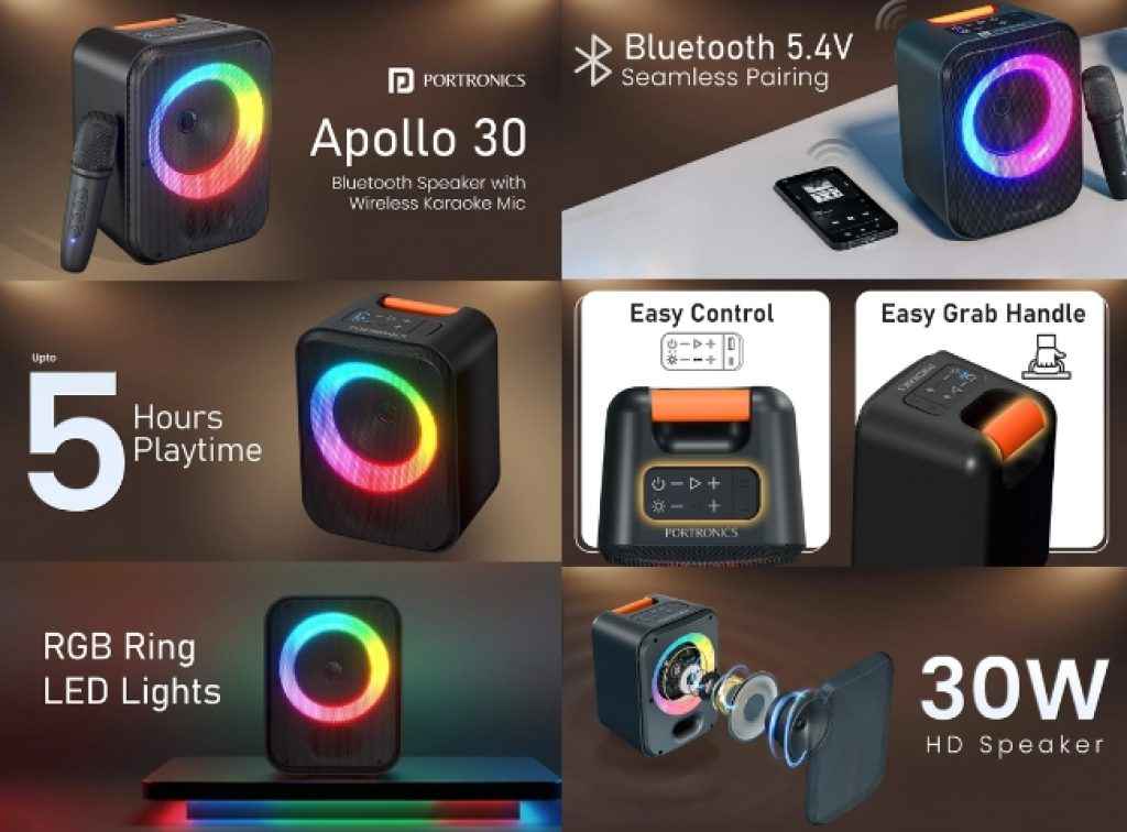 Portronics Apollo 3 30W Bluetooth Speaker