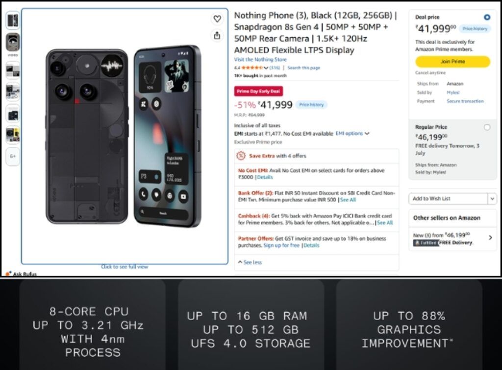 Prime Day 2026 Nothing Phone 3