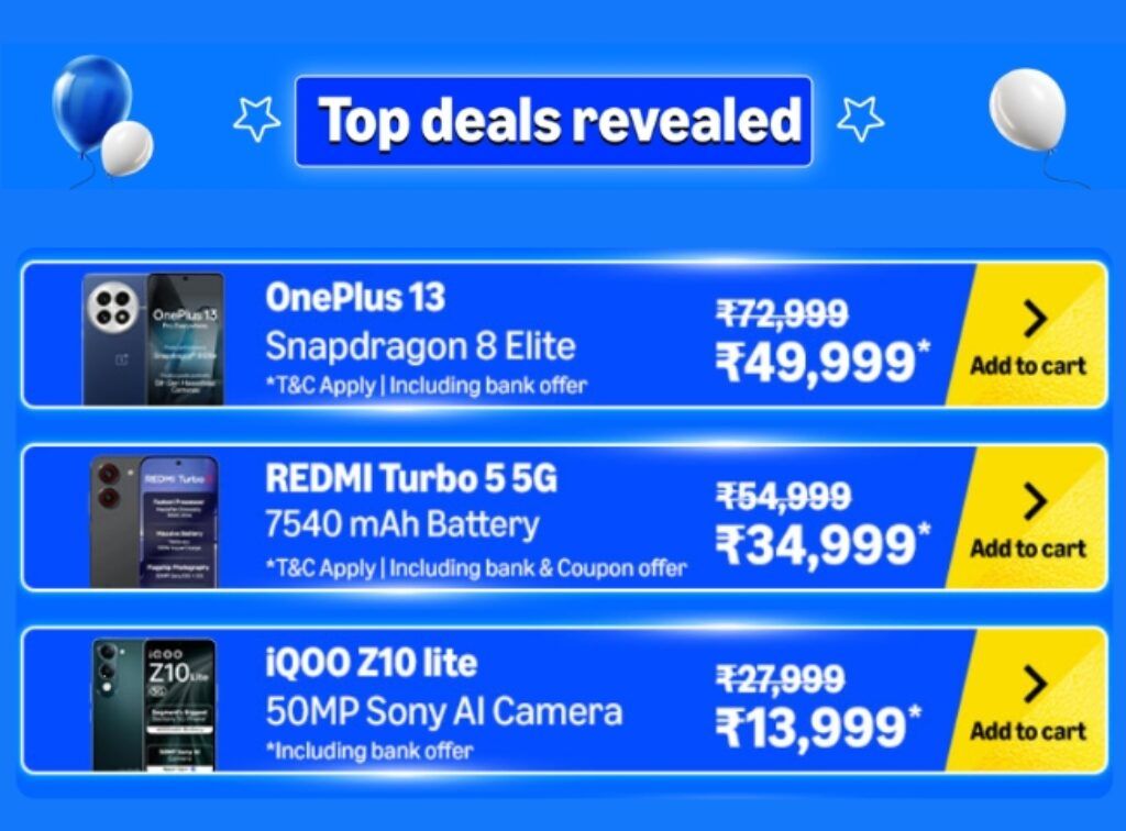 Prime Day Sale smartphone deals