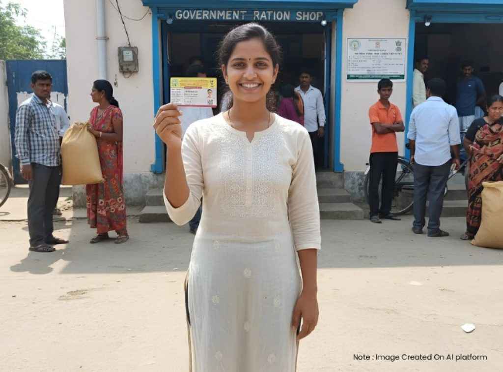 QR Code Digital Ration Card  