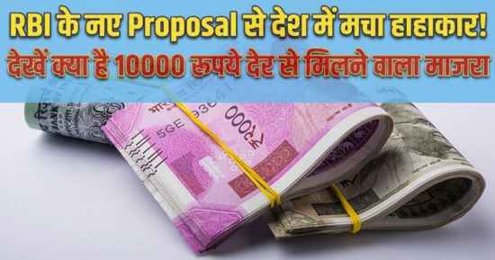 RBI के नए Proposal से देश में मचा हाहाकार! देखें क्या है 10000 रुपये देर से मिलने वाला माजरा