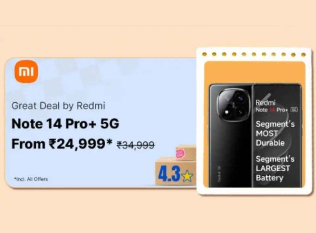 REDMI Note 14 Pro Plus Flipkart sale deal