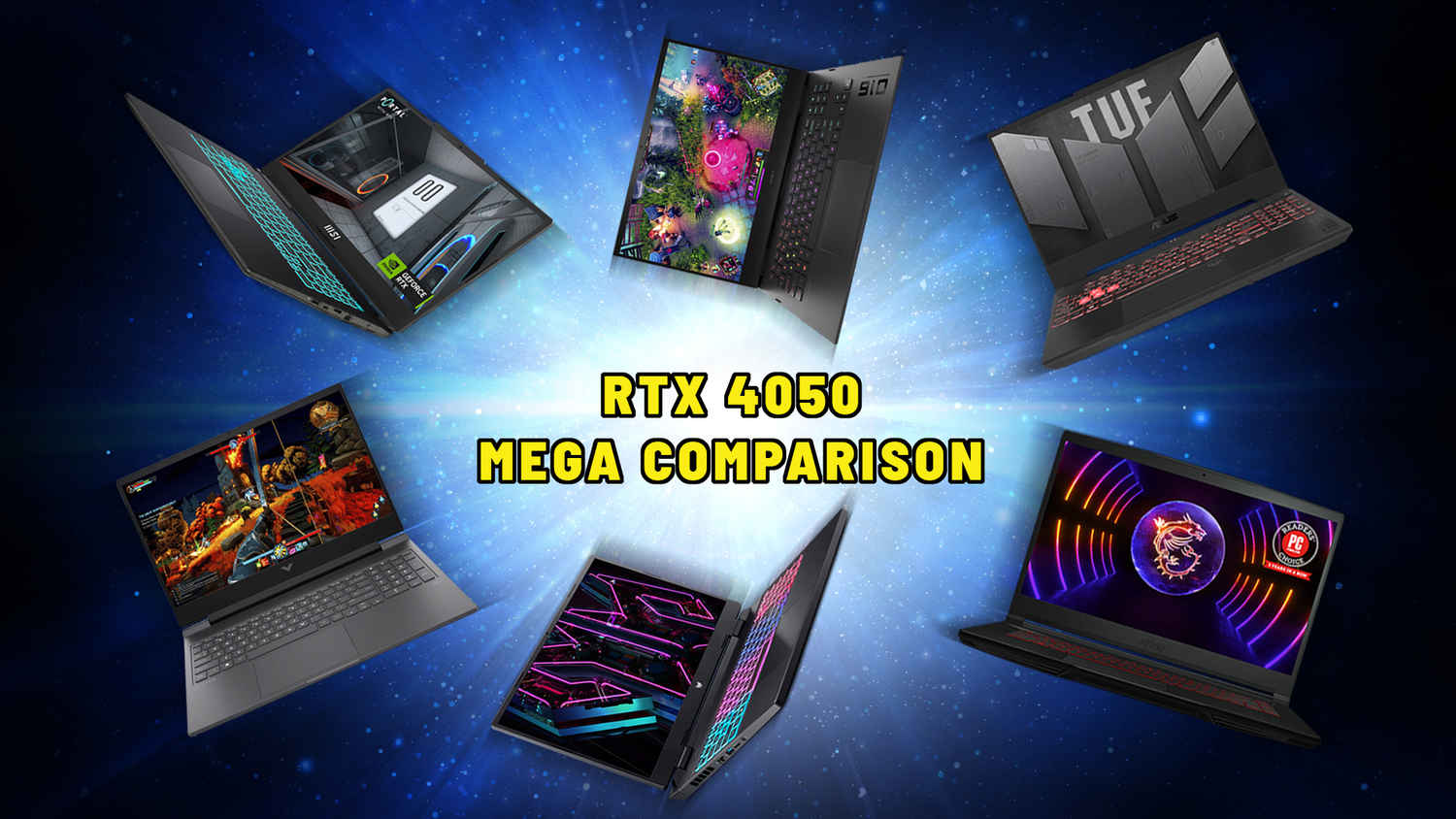 RTX 4050 Gaming Comparison: Find out which laptop is the best