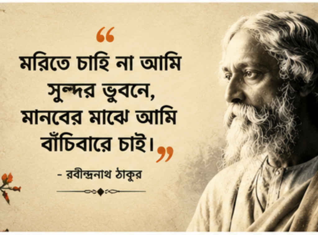 Rabindranath Tagore Jayanti 2026 Wishes Bengali