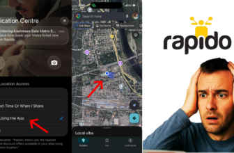 Rapido knows your location even when app is not in use and that is scary