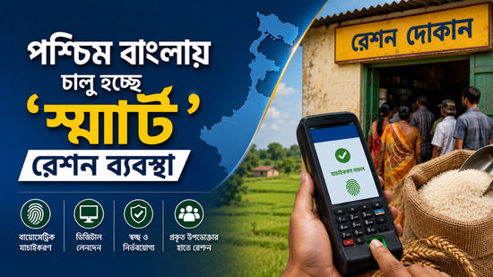 Ration Card: পয়লা অগাস্ট থেকেই পশ্চিমবঙ্গে চালু হচ্ছে স্মার্ট রেশন কার্ড ব্যবস্থা, কী থাকবে নতুন জানুন