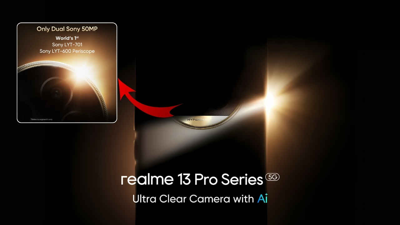 టాప్ క్లాస్ Sony కెమెరాలతో వస్తున్న Realme 13 Pro Series 5G
