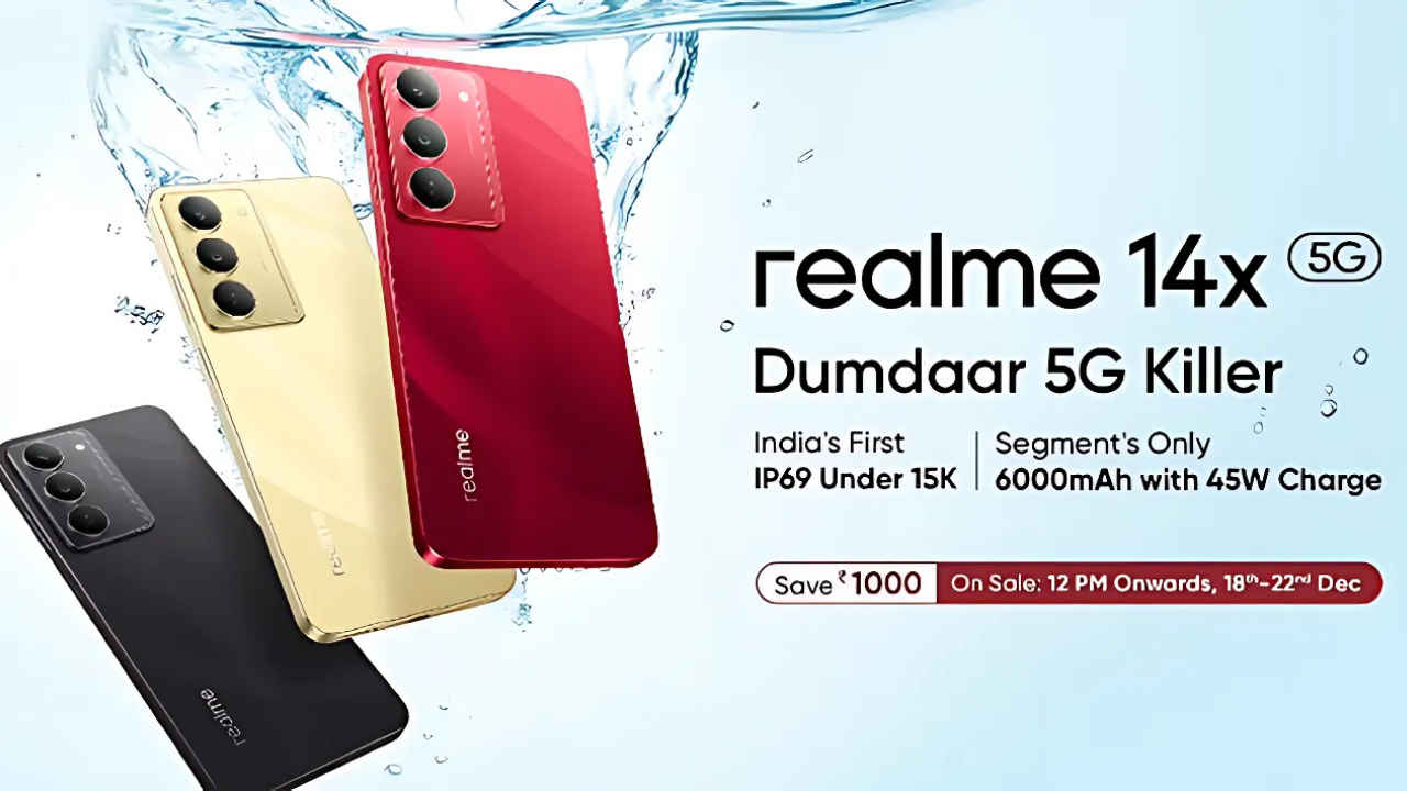 6000mAh ಬ್ಯಾಟರಿ ಮತ್ತು 120Hz ಡಿಸ್ಪ್ಲೇಯೊಂದಿಗೆ Realme 14x 5G ಬಿಡುಗಡೆ! ಬೆಲೆ ಮತ್ತು ಫೀಚರ್ಗಳೇನು?