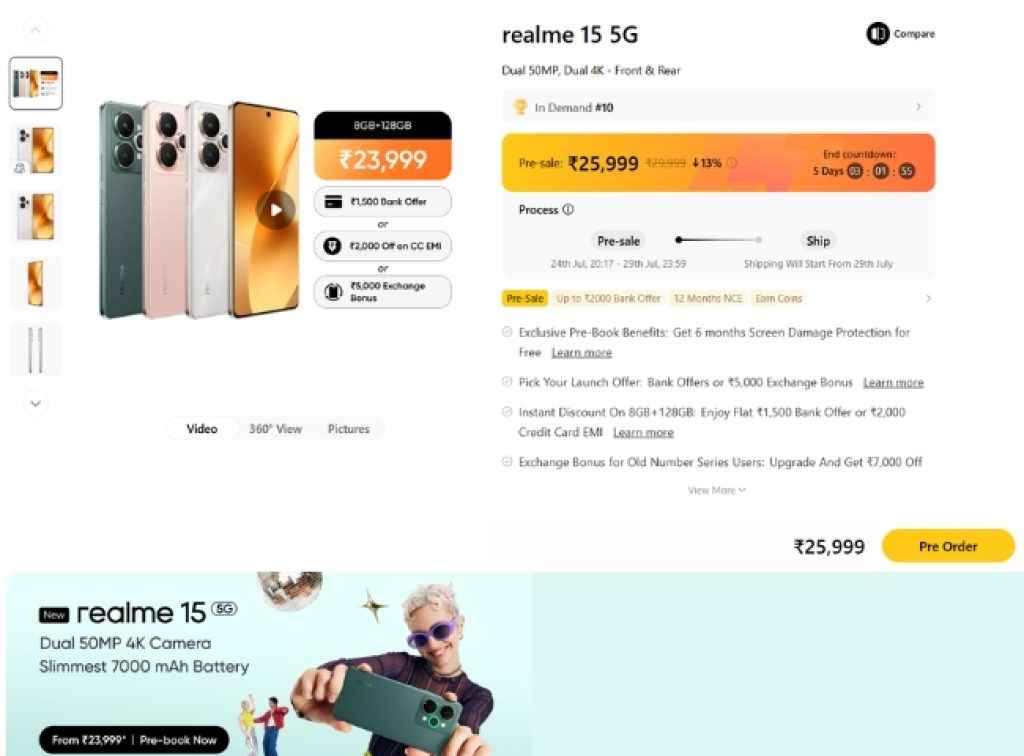 Realme 15 5G