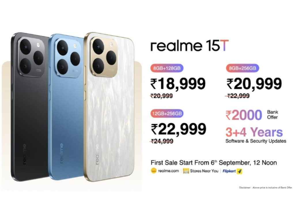 Realme 15T Price