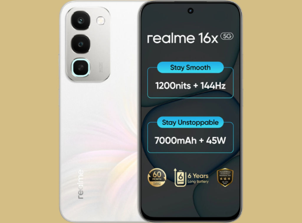 Realme 16x 5G With Dimensity 6300 SoC Launched in India Check Price