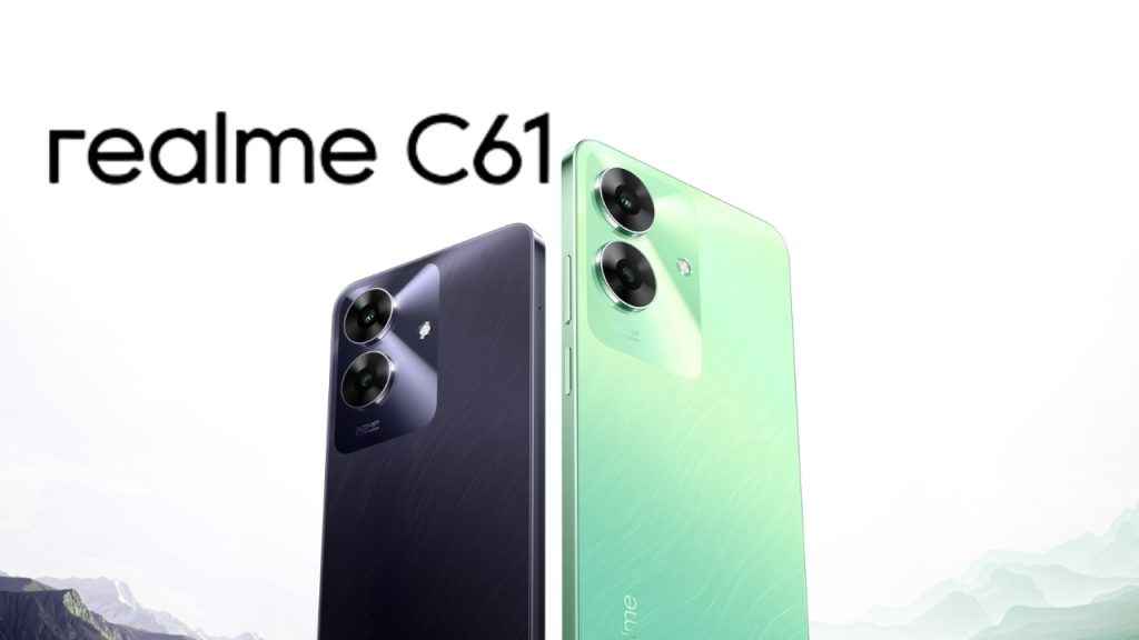 Realme C61 launched with 32mp dual rear camera