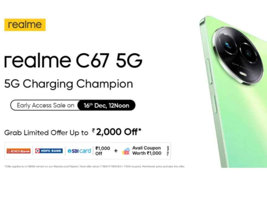 Realme C67 5G price and offers