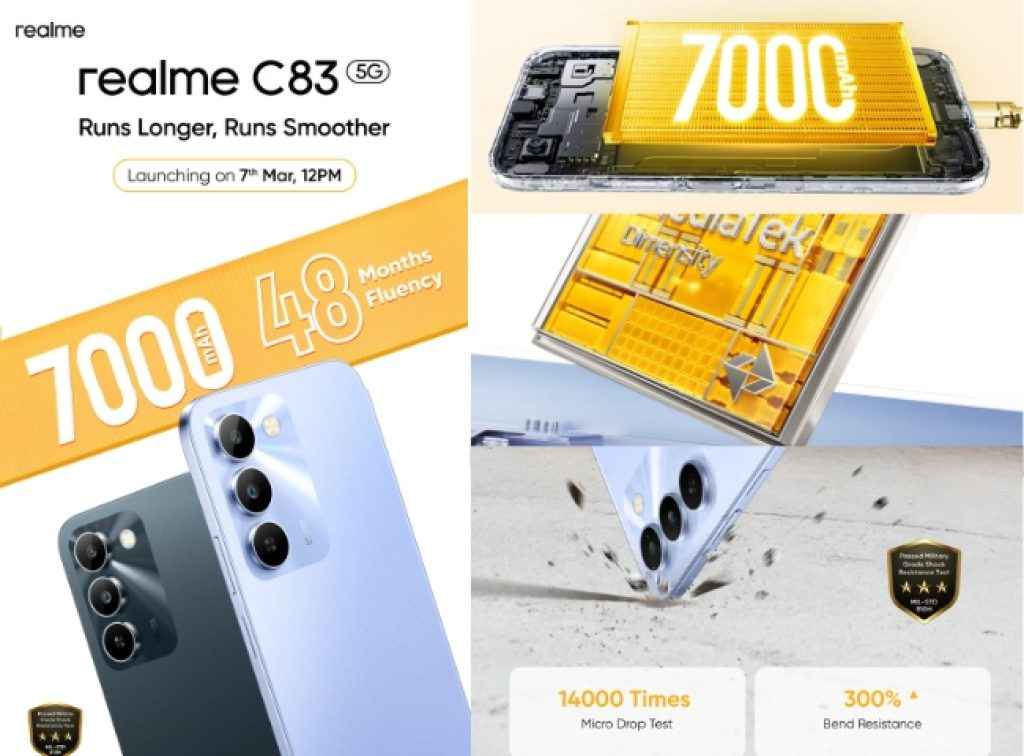 Realme C83 5G top features