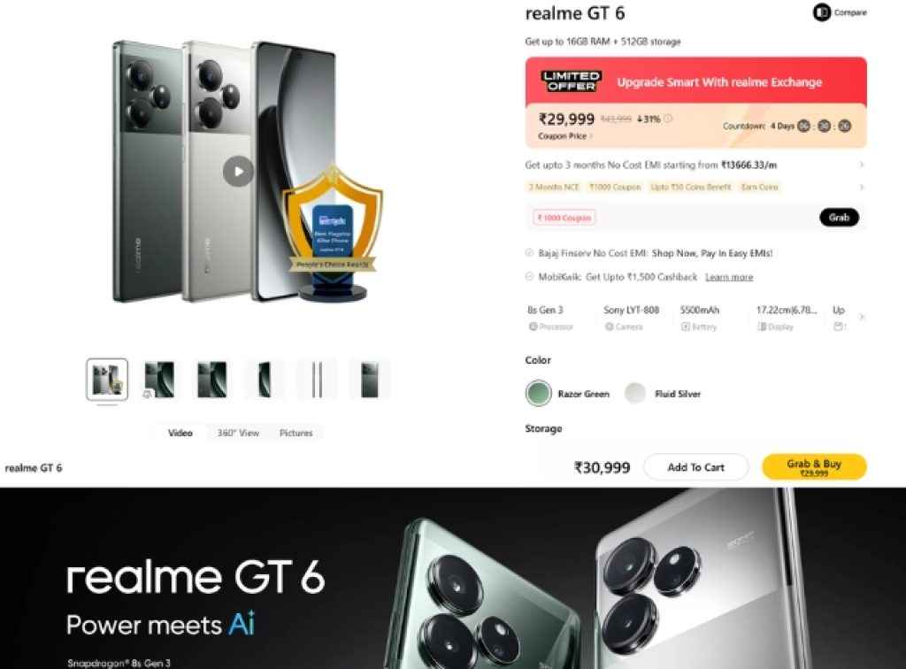 Realme GT 6 Features