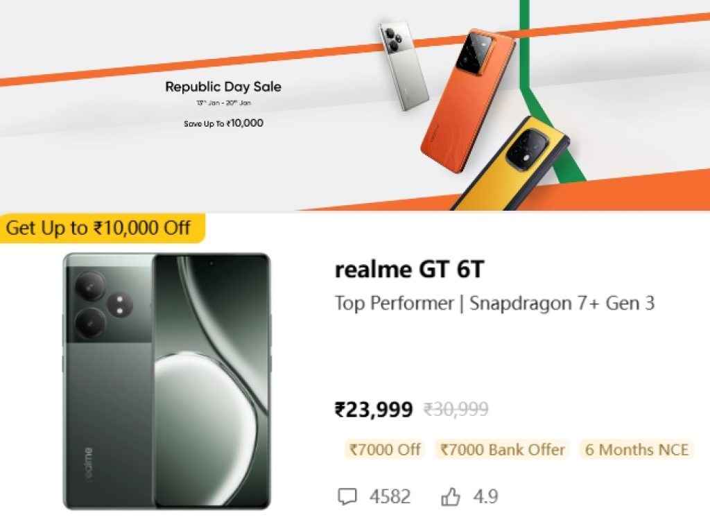 Realme GT 6T 5G Offer