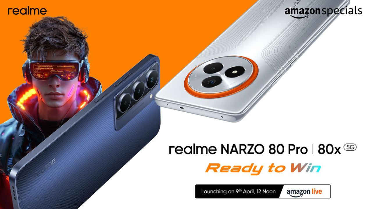 Realme এর Narzo 80 Pro 5G এবং Narzo 80x 5G ফোন আসছে 9 এপ্রিল, লঞ্চের আগেই আর্লি বার্ড সেল এবং লিমিটেড পিরিয়াড সেলের ঘোষণা