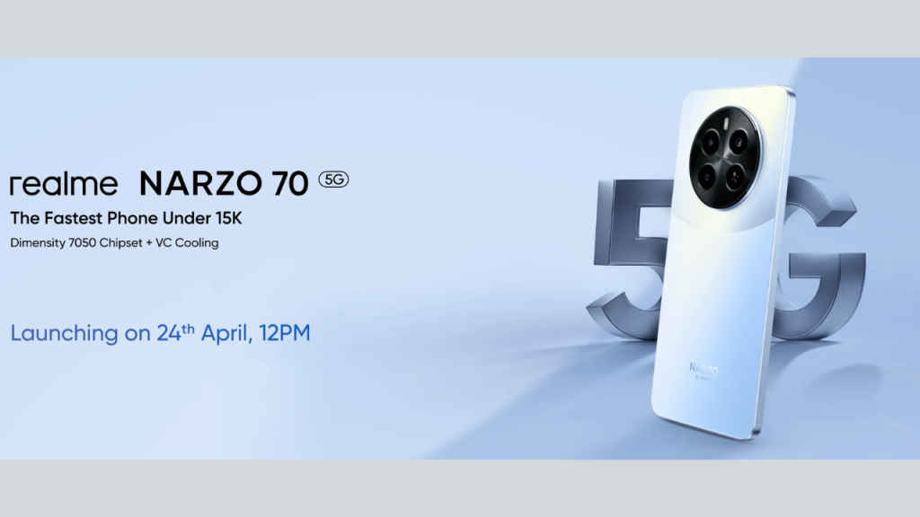 Realme Narzo 70 5G to launch in India tomorrow: Price range, chipset & more confirmed

