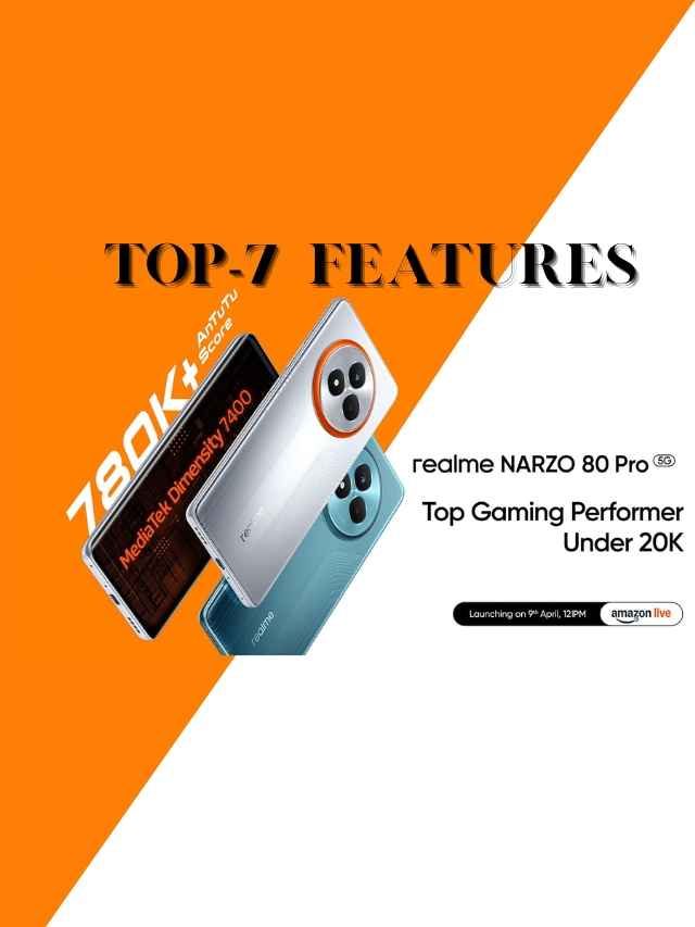 Realme Narzo 80 Pro top 7 features know before launch