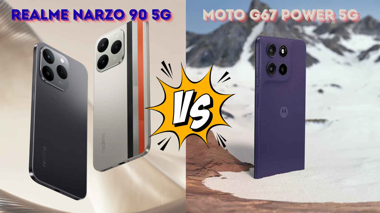 Realme Narzo 90 5G vs Moto G67 Power 5G: 7000mAh ব্যাটারি সহ দুটি বাজেট স্মার্টফোনে প্রতিযোগিতা, একটিতে রয়েছে 50MP সেলফি ক্যামেরা