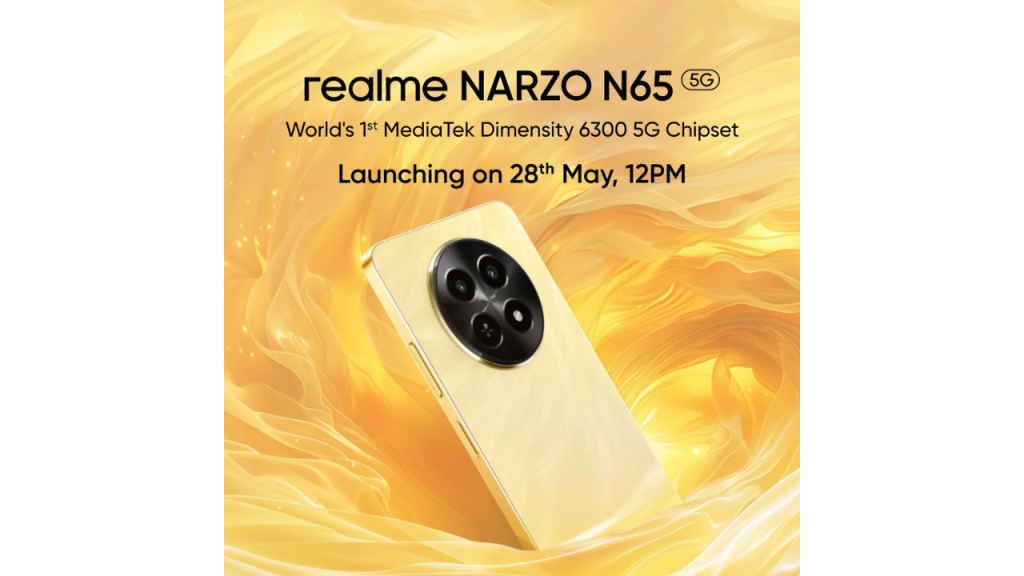Realme Narzo N65 5G India launch set for next week: Dimensity 6300 SoC, 50MP camera & more confirmed