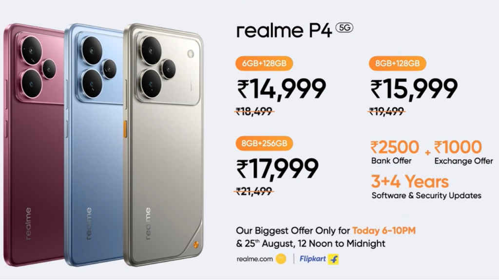 Realme P4 5G Launched