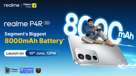 Realme P4R 5G ಮೊಬೈಲ್‌ ಲಾಂಚ್‌ಗೆ ದಿನಾಂಕ ನಿಗದಿ; 8,000mAh ಬ್ಯಾಟರಿ ಸೌಲಭ್ಯ