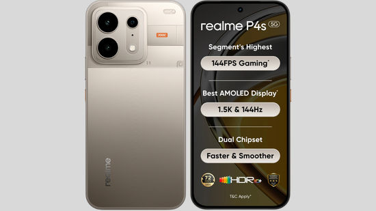 ಭಾರತದಲ್ಲಿ Realme P4s 5G ಮೊಬೈಲ್‌ ಬಿಡುಗಡೆ! ಬರೋಬ್ಬರಿ 8,000mAh ಬ್ಯಾಟರಿ ಸೌಲಭ್ಯ